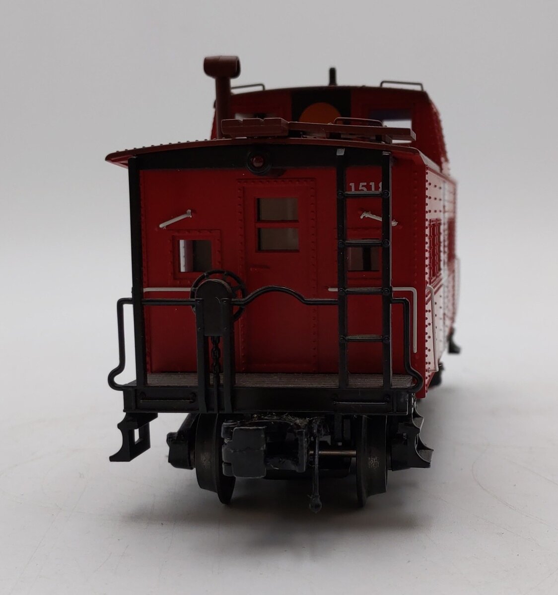 MTH 20-91355 O Gauge Jersey Central Steel Center Cupola Caboose #91518 EX/Box