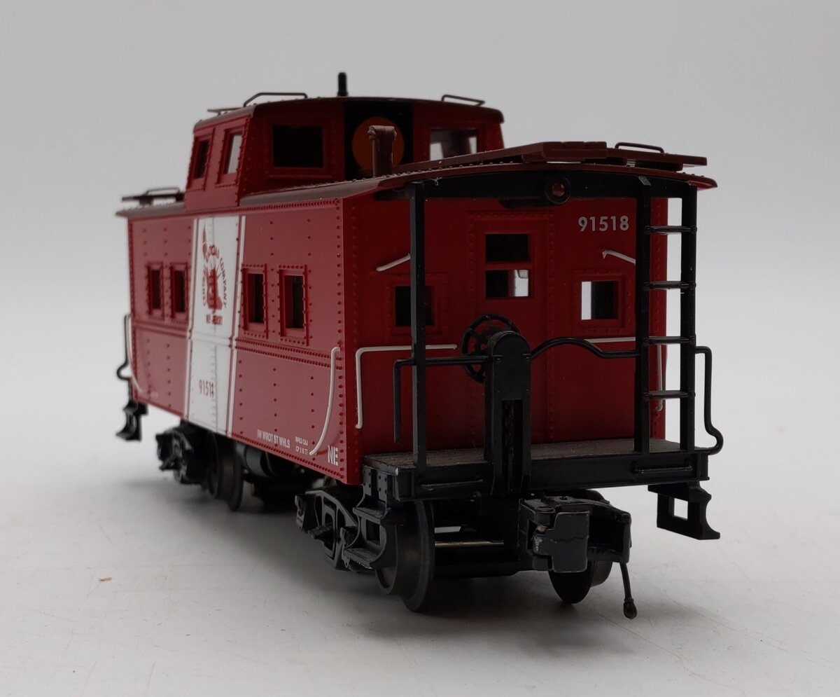 MTH 20-91355 O Gauge Jersey Central Steel Center Cupola Caboose #91518 EX/Box