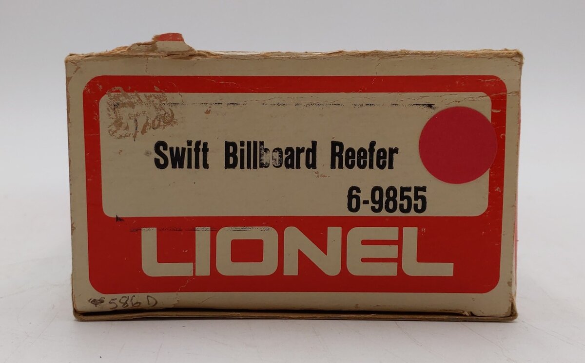 Lionel 6-9855 O Gauge Swift Billboard Reefer Car EX/Box