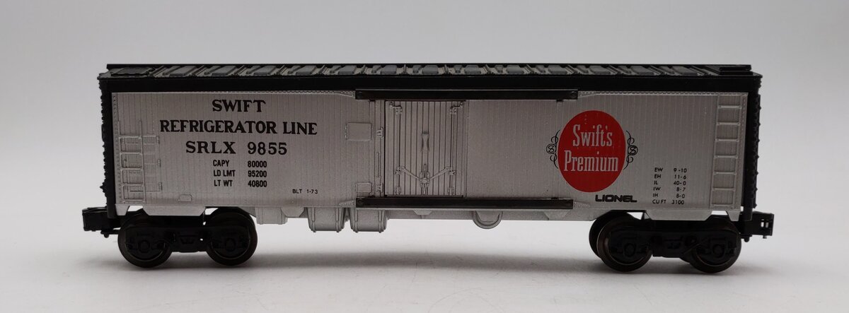 Lionel 6-9855 O Gauge Swift Billboard Reefer Car EX/Box