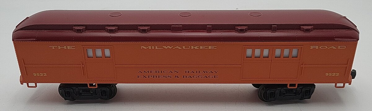 Lionel 6-9522 O Gauge Milwaukee Road Baggage Car #9522 VG/Box