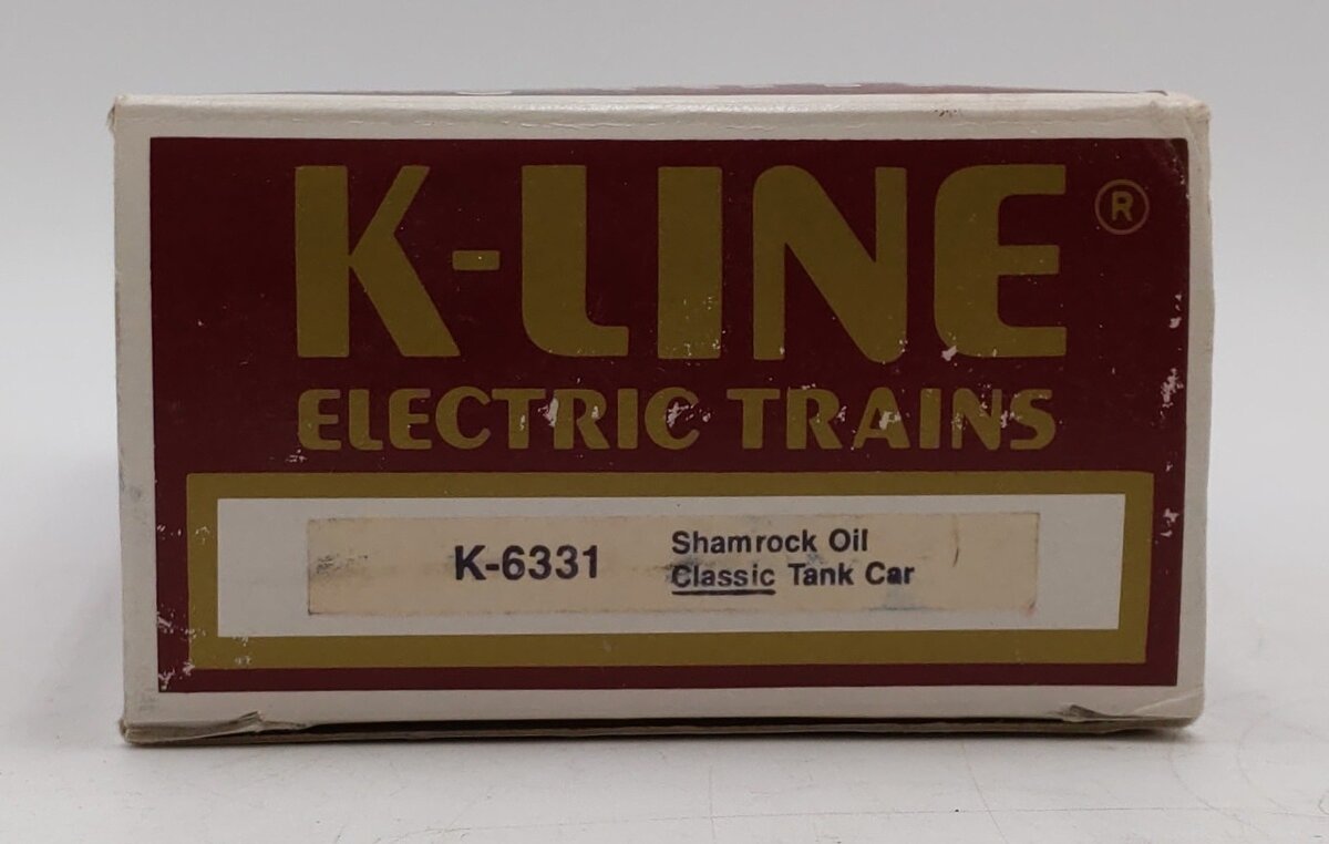 K-Line K6331 Shamrock Oil Single Dome Tank Car VG/Box