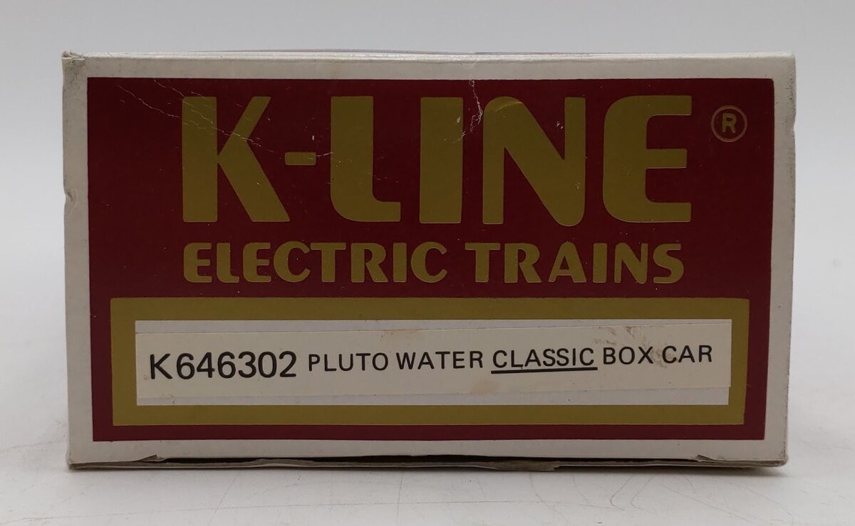 K-Line K646302 O Gauge NADX "Pluto Water" Classic Box Car #646302 VG/Box