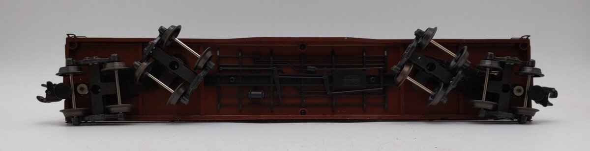 K-Line K693-1891 O Pennsylvania Die-Cast Flatcar #470200 w/3 Diesel Rollers EX/Box