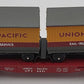 Lionel 6691 O Scale Union Pacific Flatcar w/ 2 Trailers EX