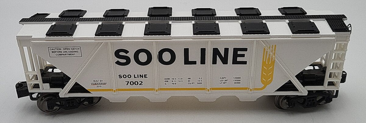 Menards 279-5275 Soo Line Covered Hopper Car #7002 LN/Box