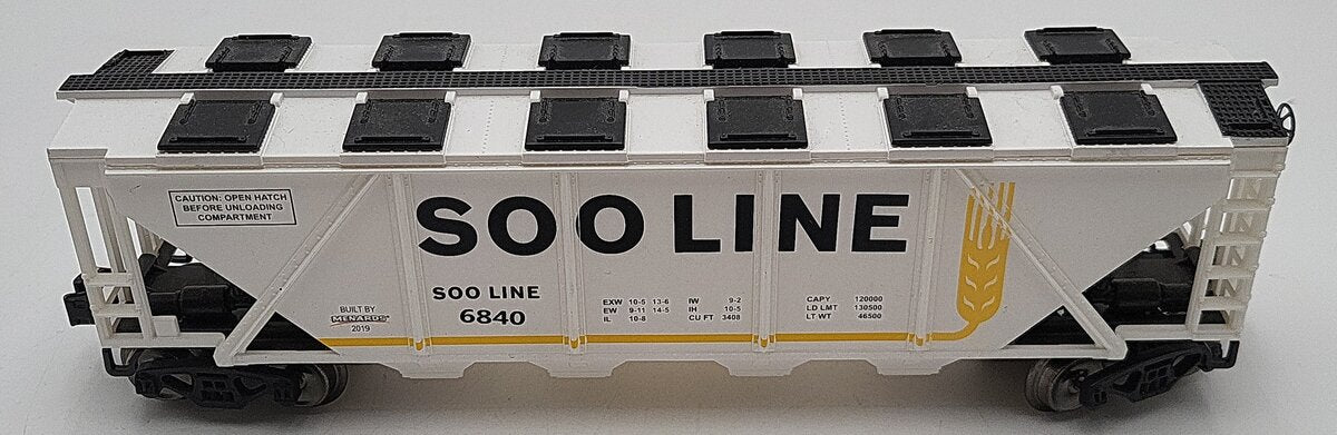 Menards 279-5275 Soo Line Covered Hopper Car #6840 LN/Box