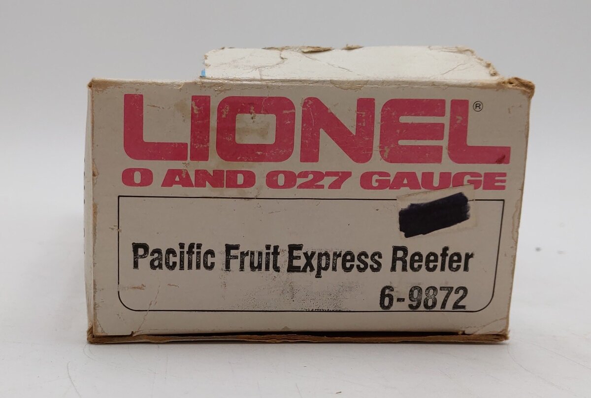 Lionel 6-9872 O Gauge Pacific Fruit Express Billboard Reefer Car EX/Box