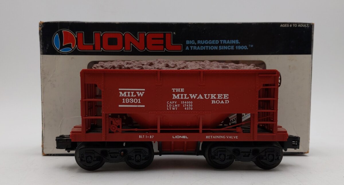 Lionel 6-19301 O Gauge Milwaukee Road Ore Car EX/Box