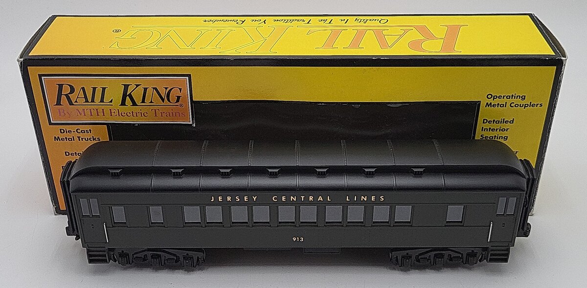 MTH 30-6258C O Gauge CNJ Coach Car #913 EX/Box