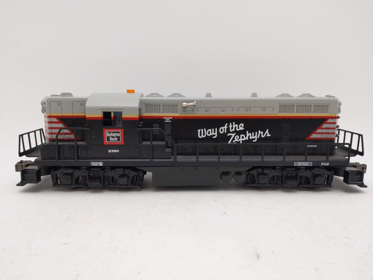 Lionel 6-18569 O Burlington Way of the Zephyrs GP-9 Diesel Locomotive #2380 EX