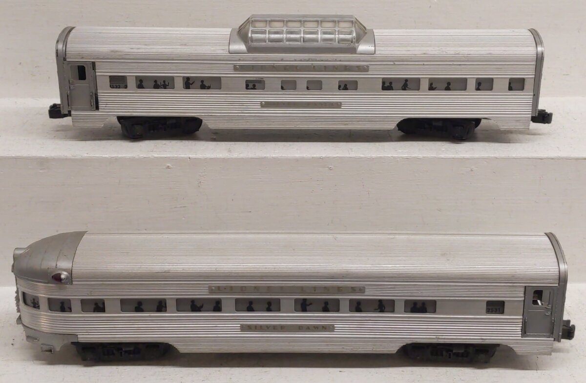 Lionel Vintage O Lionel Lines Passenger Cars: 2531,2532 [2] VG