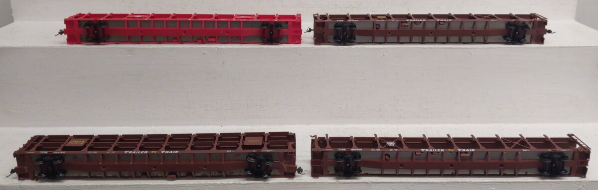 Accurail HO Scale Assorted Auto Carriers [4] VG