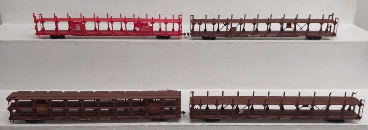 Accurail HO Scale Assorted Auto Carriers [4] VG