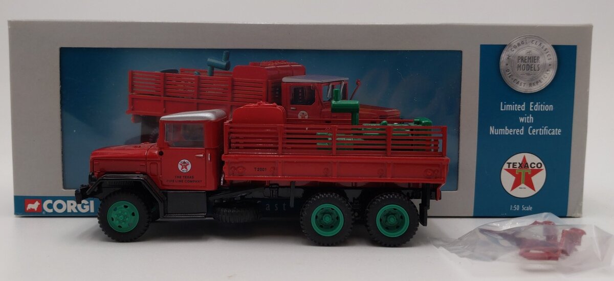 Corgi 50201 1:50 2 1/2 Ton Texaco Truck W/Generator & Fuel Tank EX/Box