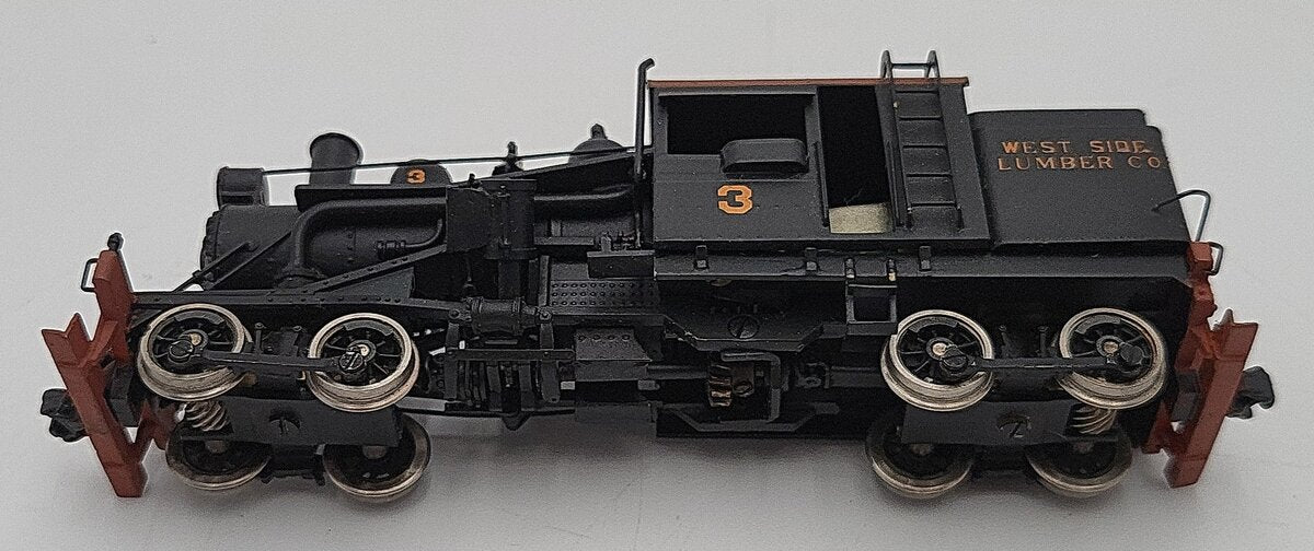 Westside Model Co. HO Scale Brass West Side Lumber Company Steam Locomotive #3 EX