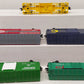 Lionel O Gauge Assorted Freight Cars 6-9628, 6-9749, 6-9629, 6-9303, 6-9607 [5] VG/Box