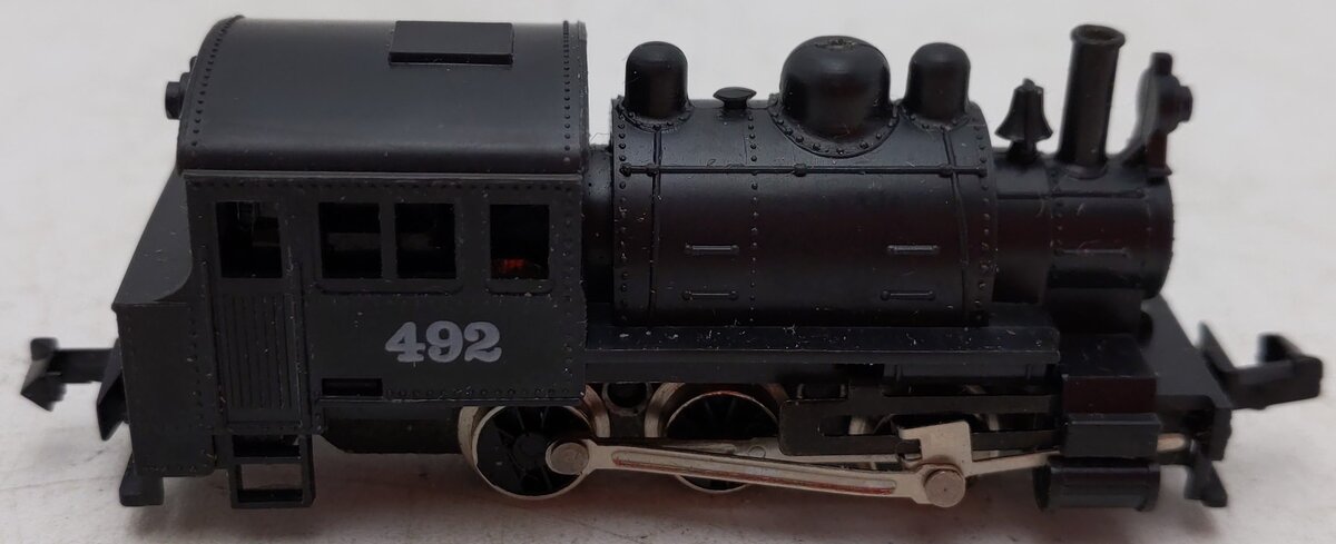 Model Power N Scale Powered Steam Locomotive #492 VG