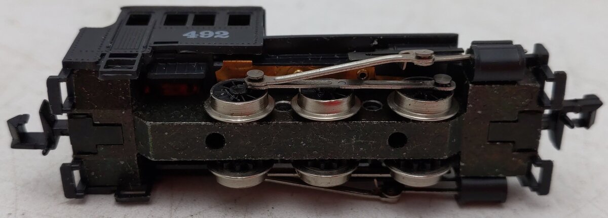 Model Power N Scale Powered Steam Locomotive #492 VG