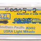 American Z-Line 50005-2 Z SP Custom USRA Light Mikado Steam Loco #2492/Box