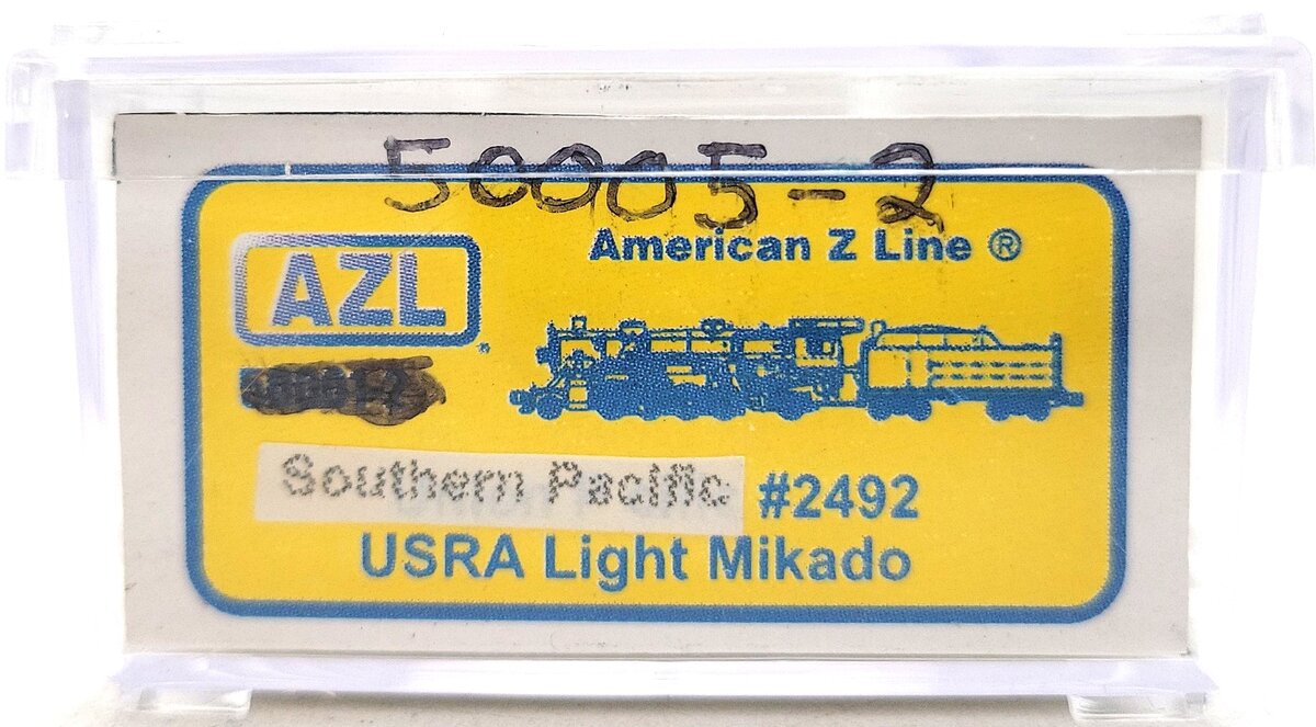 American Z-Line 50005-2 Z SP Custom USRA Light Mikado Steam Loco #2492/Box