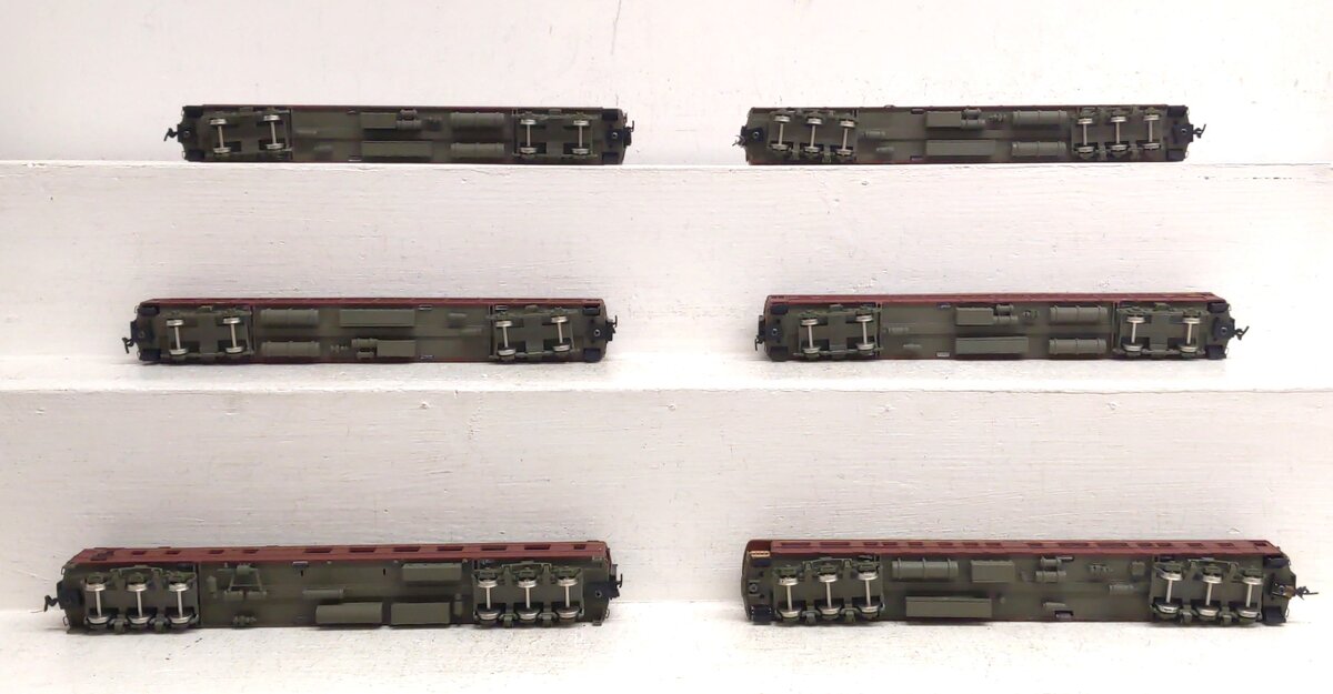 Bachmann HO Scale Assorted Pennsylvania Railroad Passenger Cars [6] VG