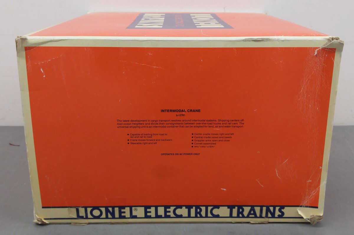 Lionel 6-12781 Norfolk & Western Intermodal Crane EX/Box