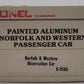 Lionel 6-9566 O Gauge Norfolk & Western Aluminum Observation Car #581 EX/Box
