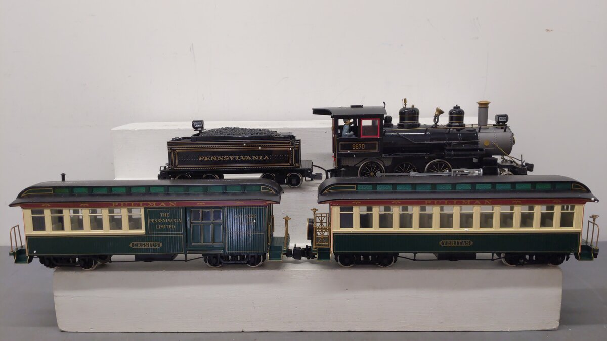 Bachmann 90024 Liberty Bell Limited G Gauge Steam Train Set/Box