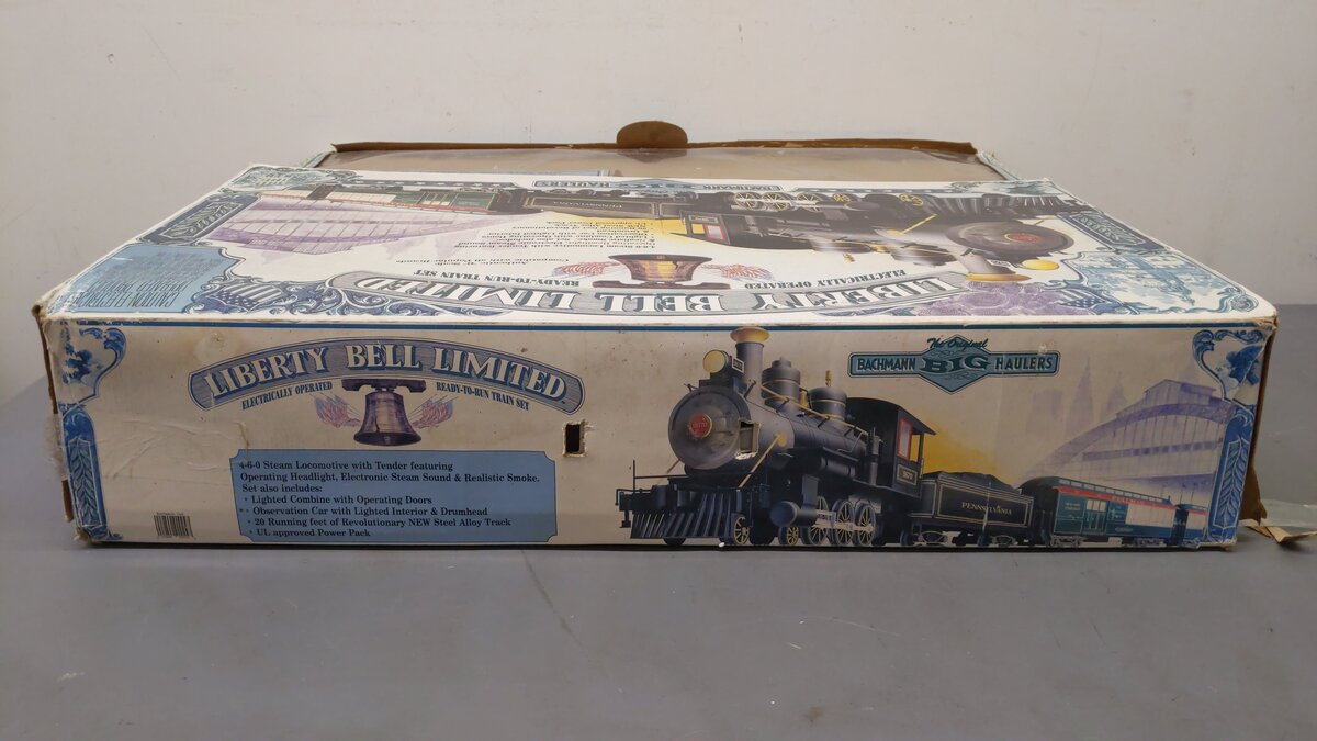 Bachmann 90024 Liberty Bell Limited G Gauge Steam Train Set/Box