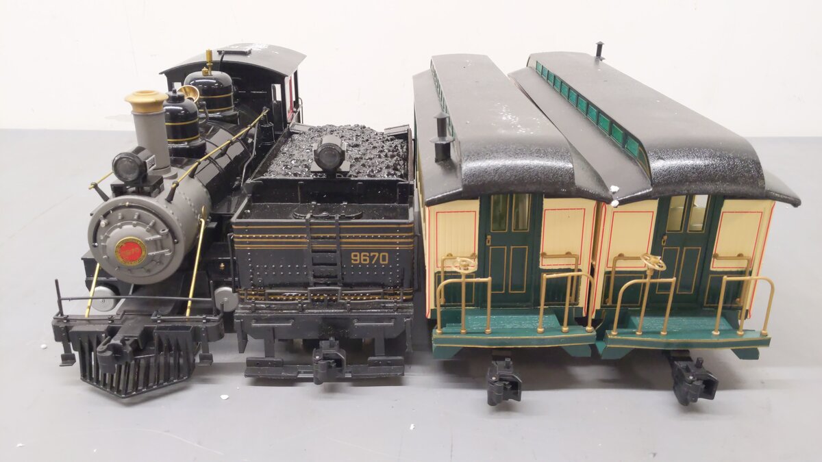 Bachmann 90024 Liberty Bell Limited G Gauge Steam Train Set/Box
