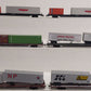 Athearn HO Scale Trailer Flatcars with Containers & Trailers [6] VG