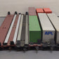 Athearn HO Scale Trailer Flatcars with Containers & Trailers [6] VG