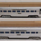AMT Vintage O Gauge NYC Aluminum Smooth Roof Passenger Cars #3160 (2) VG/Box