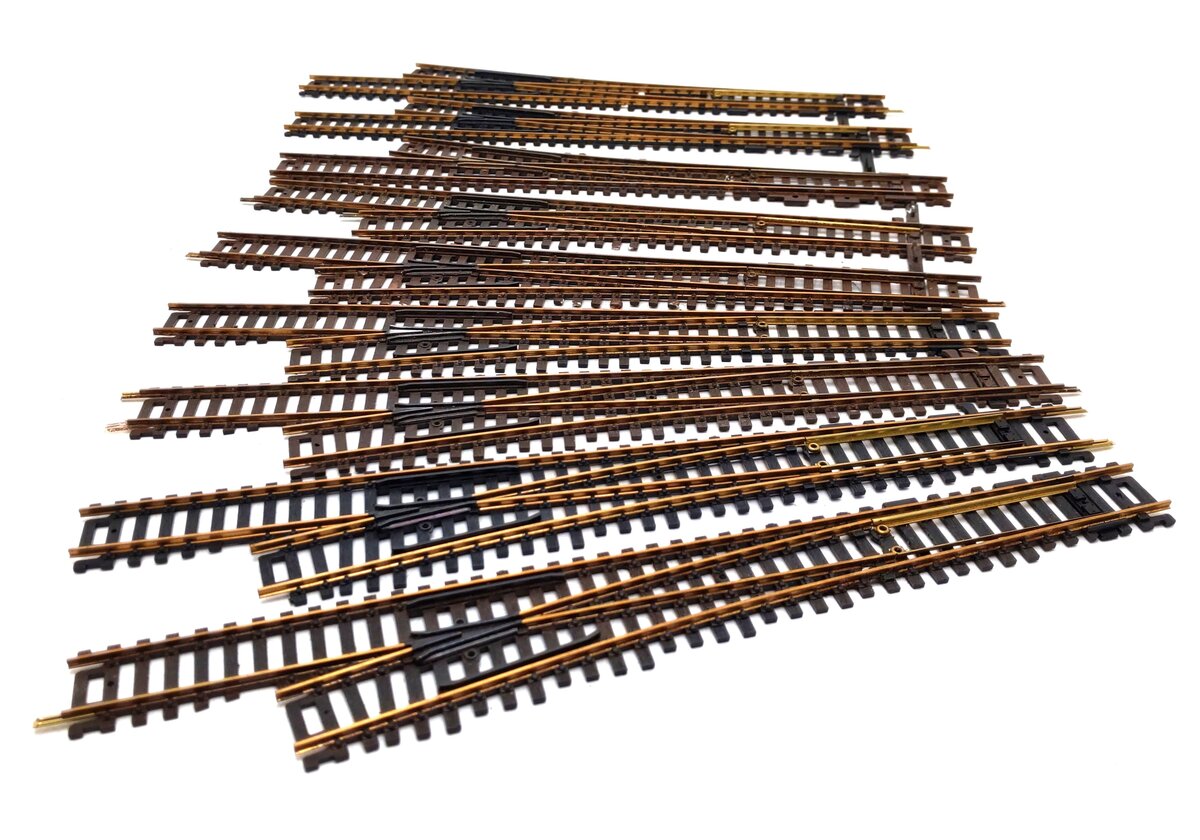 Atlas HO Code 100 #6 LH & RH Turnout Switches [9] VG