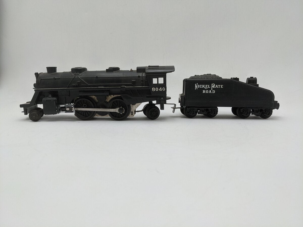 Lionel 6-8040 O Gauge 2-4-2 Steam Locomotive & Tender EX