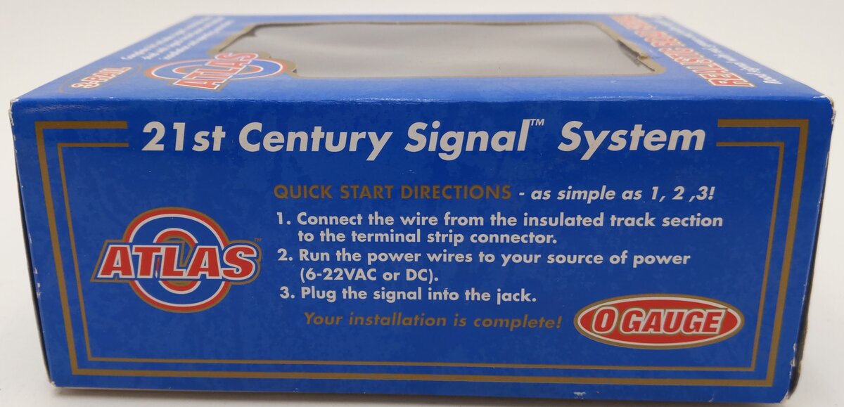 Atlas 6911 O Scale Clear Position Light W/Red,Green & Yellow Signal (3 Rail) Kit VG/Box