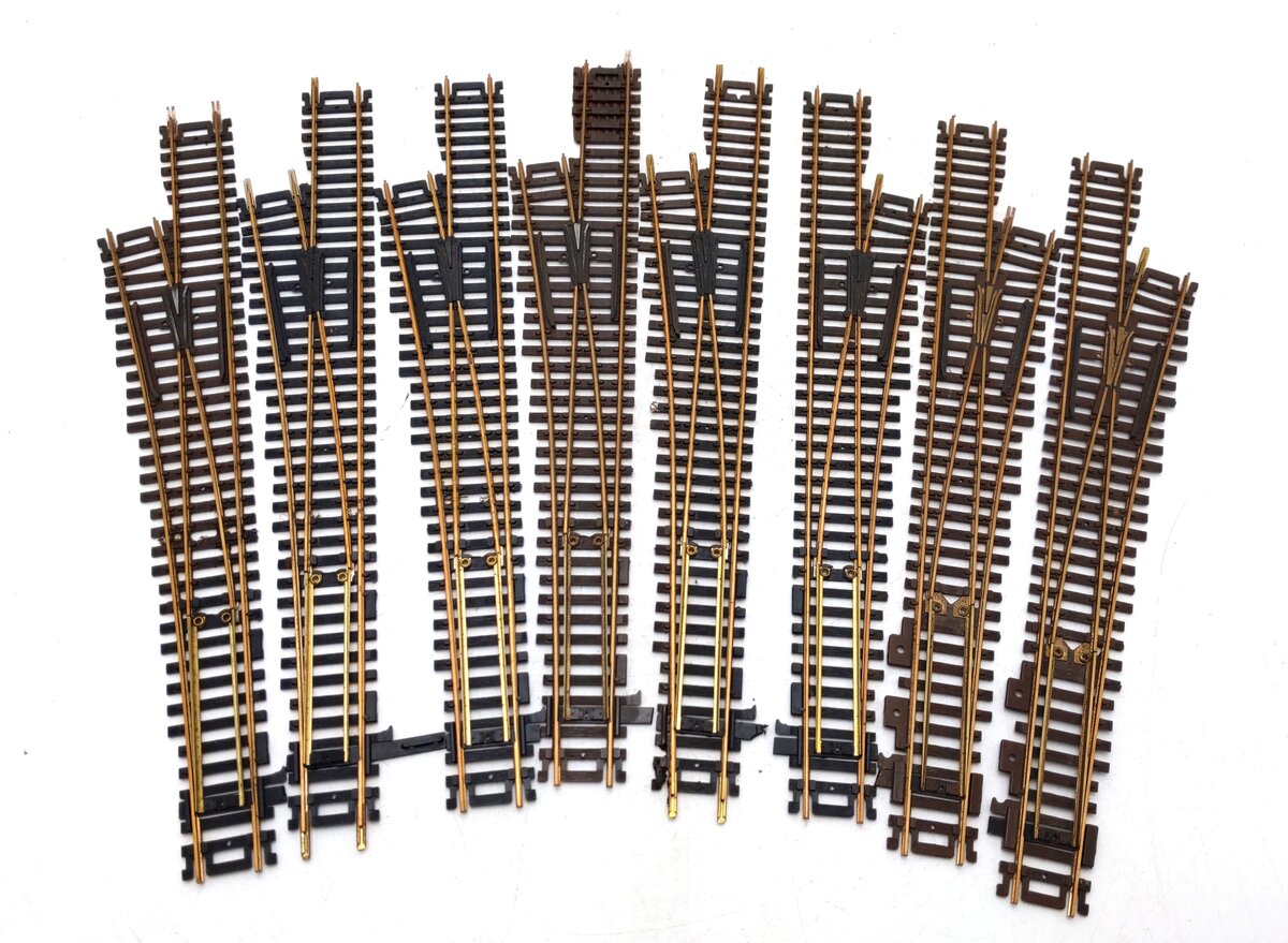 Atlas HO Code 100 #6 LH & RH Turnout Switches [8] VG