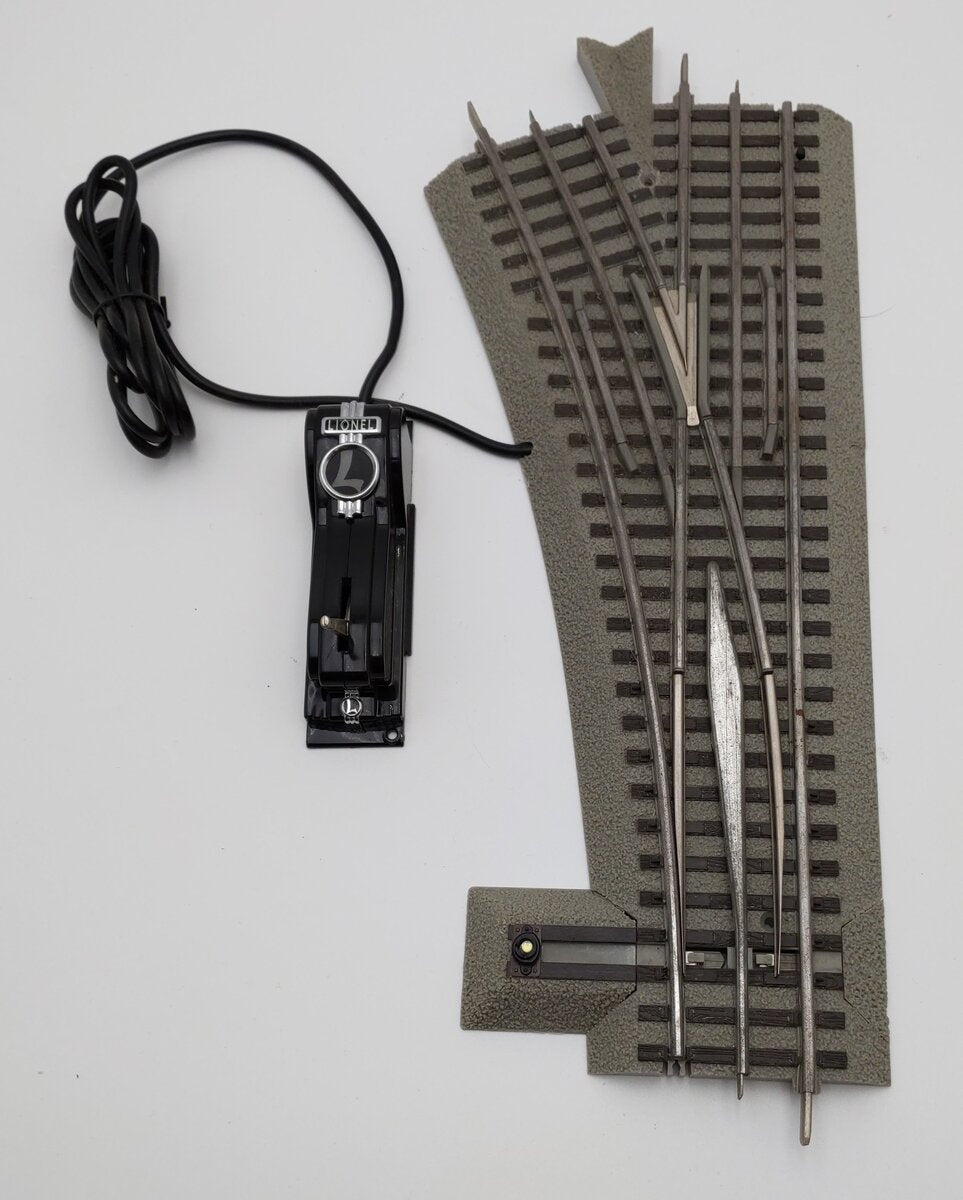 Lionel 6-16828 O60 FasTrack Command Control Left Hand Switch Turnout VG