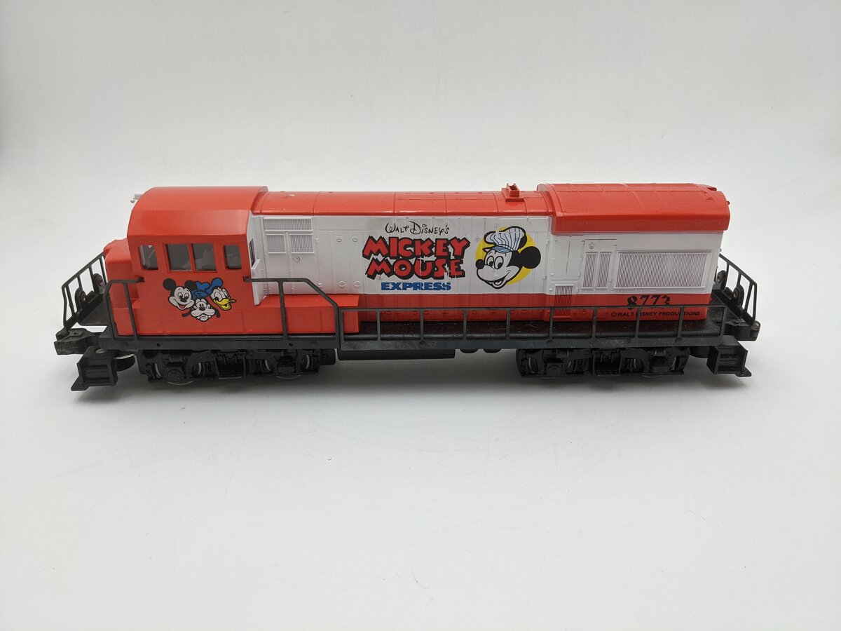 Lionel 6-8773 O Gauge Mickey Mouse U36B Diesel Locomotive #8773 VG