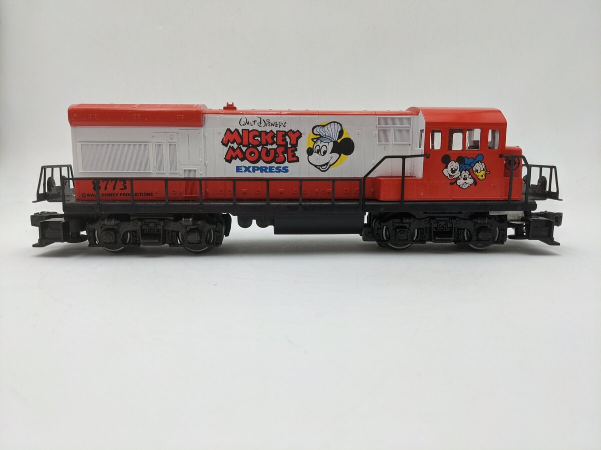 Lionel 6-8773 O Gauge Mickey Mouse U36B Diesel Locomotive #8773 VG