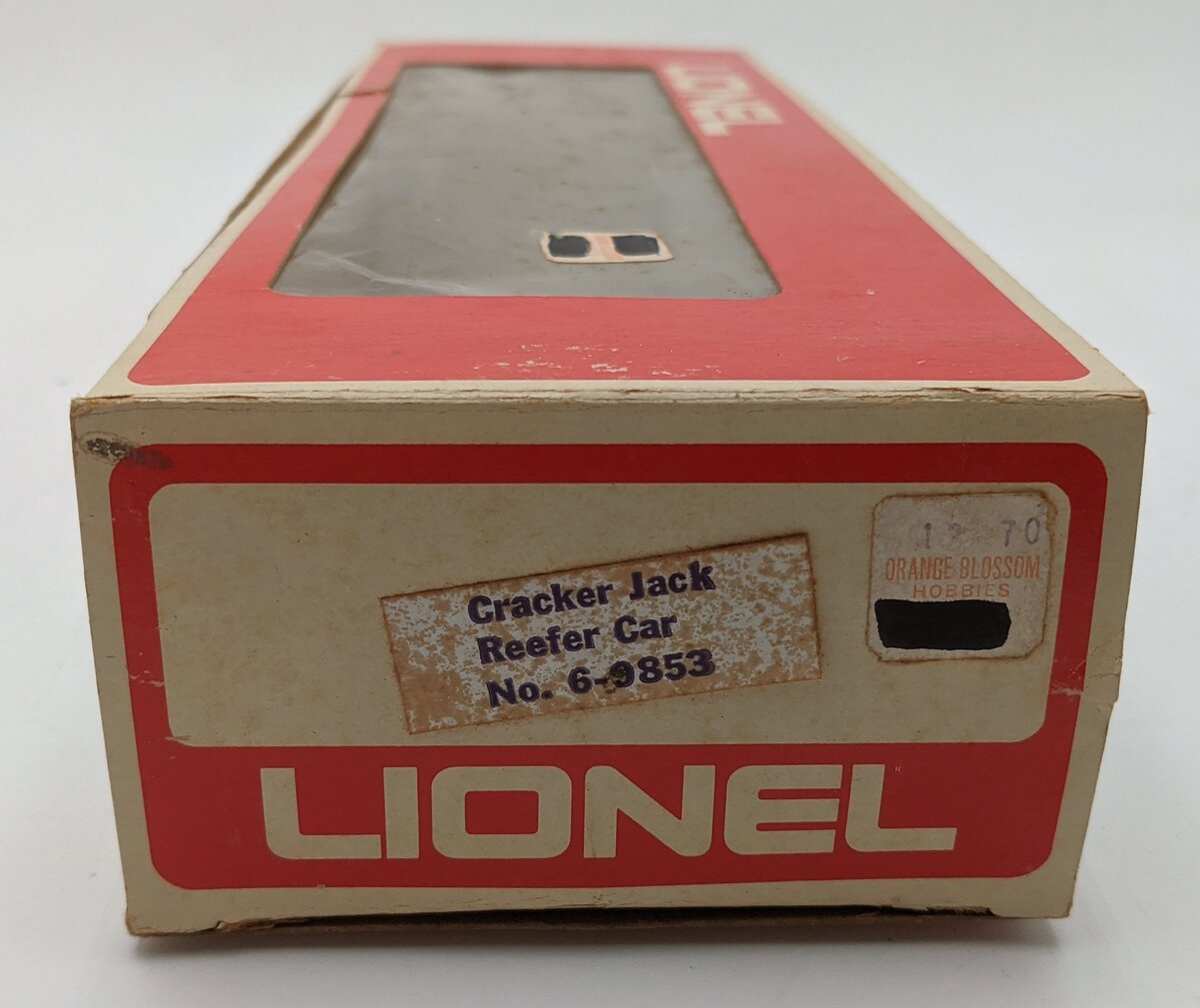 Lionel 6-9853 O Gauge Cracker Jack Billboard Reefer Car (Caramel) VG/Box