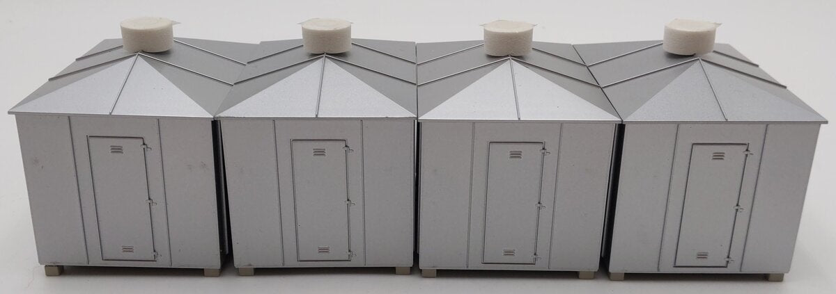 Atlas 6936 SA Single Target Mast Signal - Set of 3 Signals & 4 Sheds 6932's VG/Box