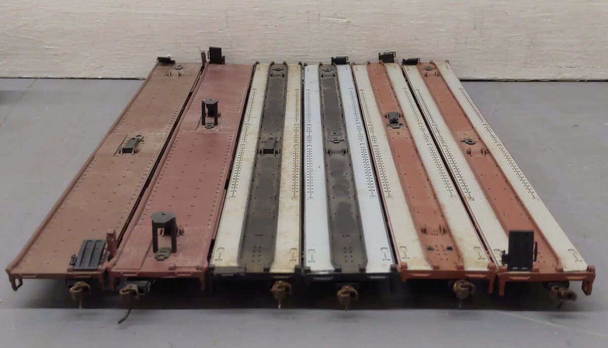 Athearn HO Flatcar Trailers with Trailer Loads [6] VG