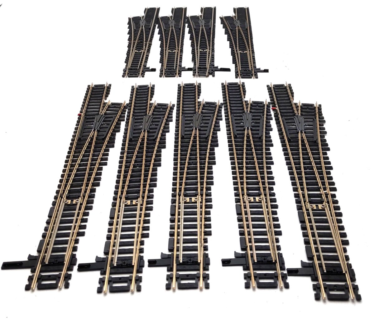 Atlas HO Code 100 #6 RH & LH Switch Turnouts: 284, 283 [9] EX