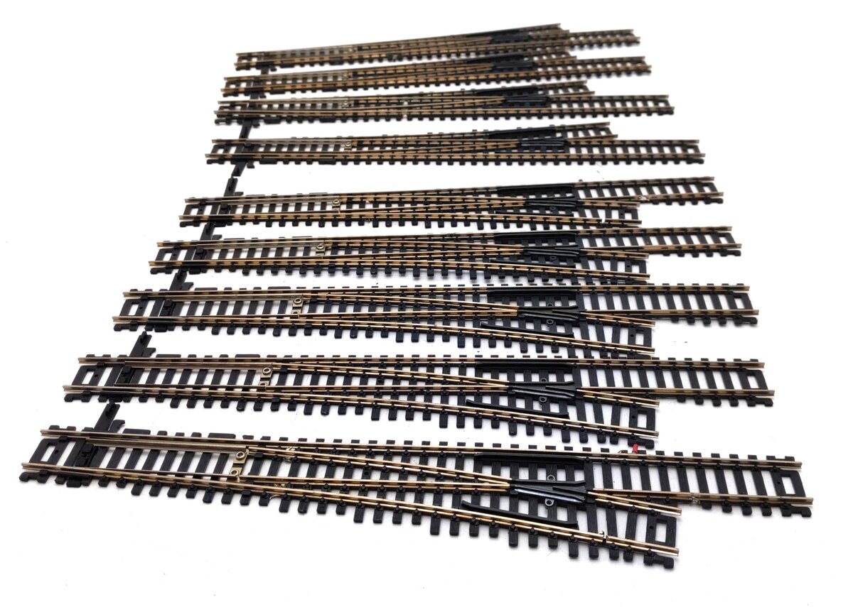 Atlas HO Code 100 #6 RH & LH Switch Turnouts: 284, 283 [9] EX