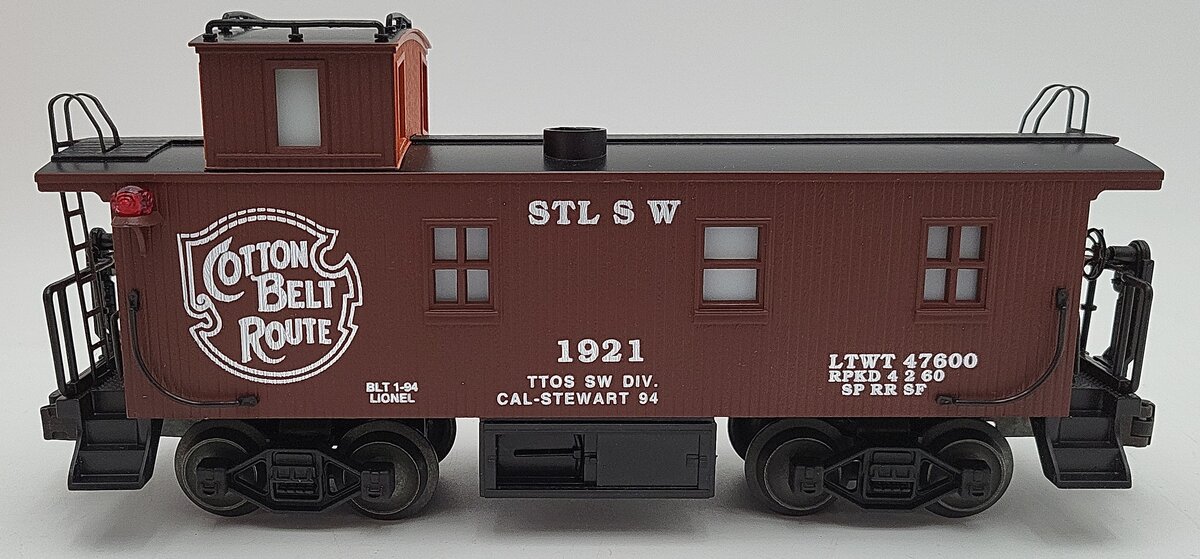 Lionel 6-52047 O Gauge SSW 1944 Cottonbelt Woodside Caboose #1921 EX/Box