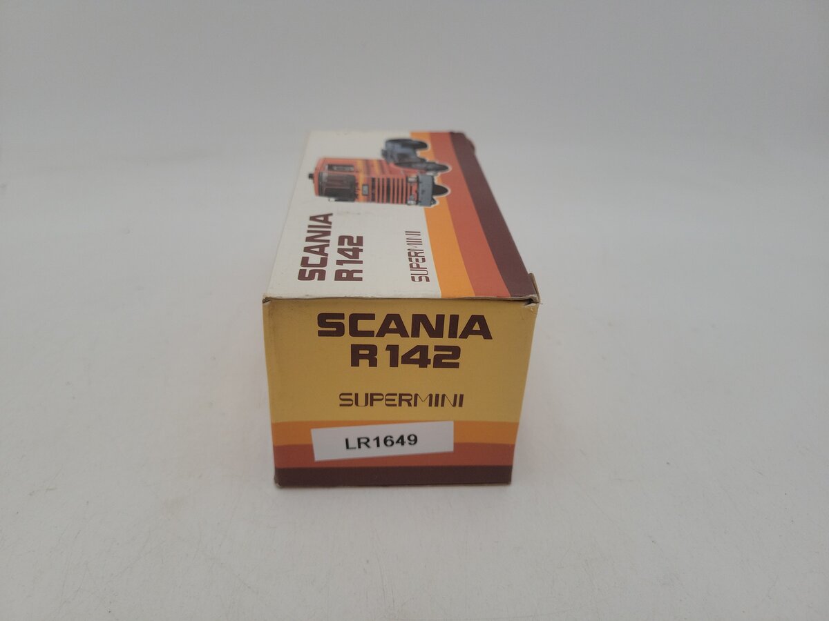 ARPRA Supermini R142 1:50 Scale Orange Semi Truck Die Cast Tractor Trailer VG/Box