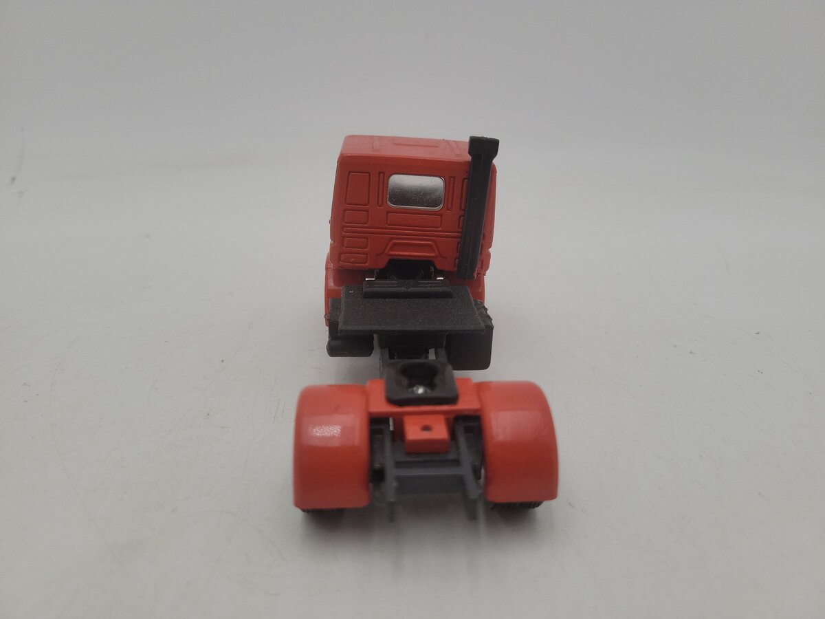 ARPRA Supermini R142 1:50 Scale Orange Semi Truck Die Cast Tractor Trailer VG/Box