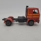 ARPRA Supermini R142 1:50 Scale Orange Semi Truck Die Cast Tractor Trailer VG/Box